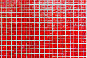 Image showing red tiles background