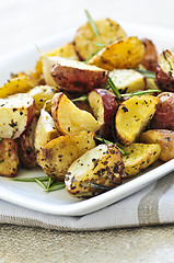 Image showing Roasted potatoes