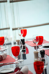 Image showing table setting at restaurant