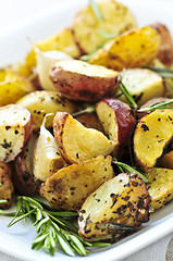 Image showing Roasted potatoes