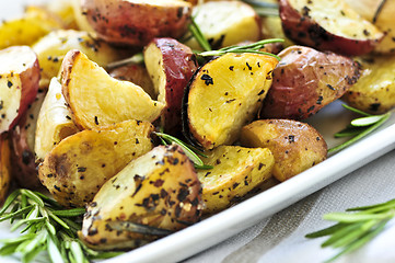 Image showing Roasted potatoes