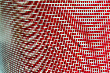 Image showing red tiles background