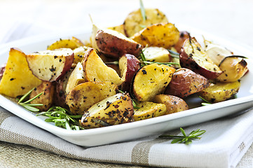 Image showing Roasted potatoes