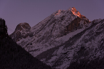 Image showing winter sunrise