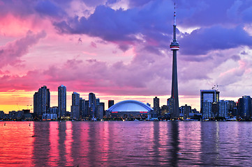 Image showing Toronto skyline