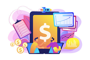 Image showing Demand planning concept vector illustration.