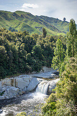 Image showing small waterfall in northern New Zealand