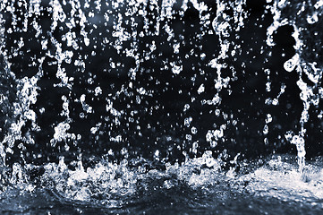 Image showing Falling water