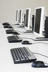 Image showing White computers