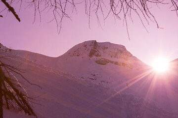 Image showing winter sunrise