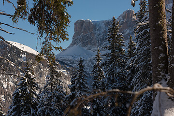 Image showing winter sunrise