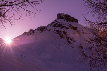 Image showing winter sunrise