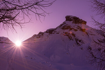 Image showing winter sunrise