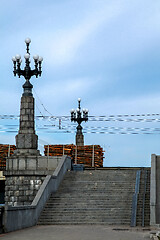 Image showing Stone bridge in Riga city.