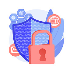 Image showing Privacy engineering abstract concept vector illustration.