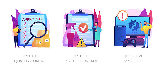 Image showing Product manufacturing abstract concept vector illustrations.