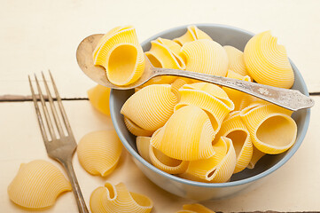 Image showing Italian snail lumaconi pasta 