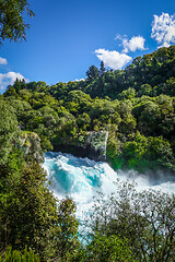 Image showing Huka falls, Taupo, New Zealand