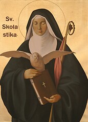 Image showing Saint Scholastica