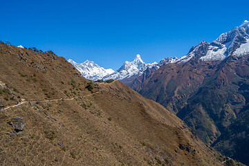 Image showing Everest, Lhotse and Ama Dablam summits