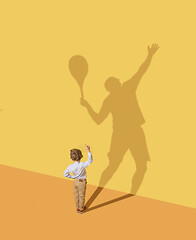 Image showing Dream about tennis