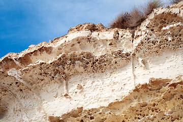 Image showing Cliffs by the sea.