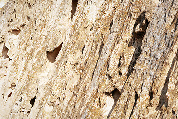 Image showing Sandstone stone surface.