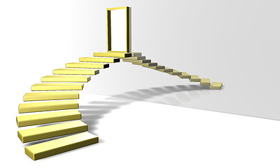 Image showing Golden Stairs