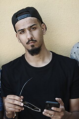 Image showing middle eastern trendy student portrait