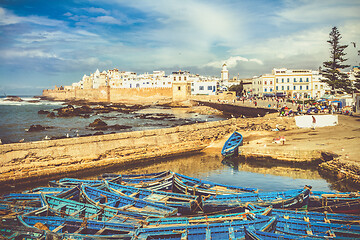 Image showing Scenic costal town of Essaouira - Magador, Marrakech, Morocco.