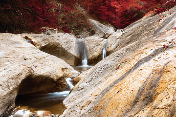 Image showing impressive moutain stream in Apuseni