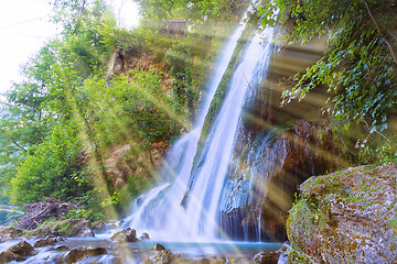 Image showing Vadu Crisului beautiful waterfall