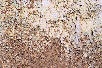 Image showing old rusty metal surface