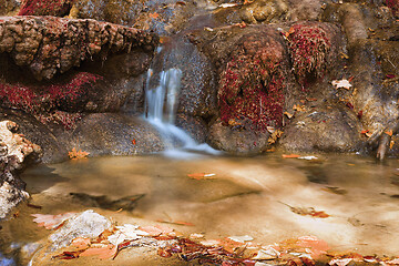 Image showing small cascade on mountain stream