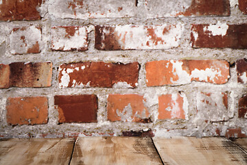 Image showing Wooden table top