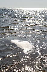 Image showing Shiny afternoon sea