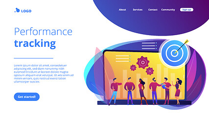 Image showing Performance management concept landing page.