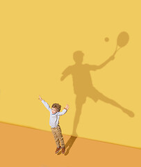 Image showing Dream about tennis
