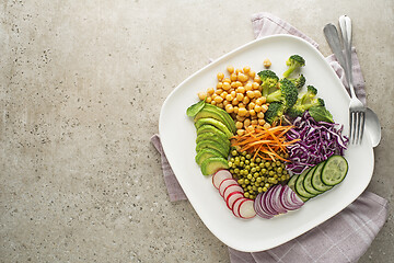 Image showing Vegetarian dishes	