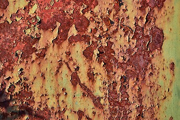 Image showing Rusty scratchy texture