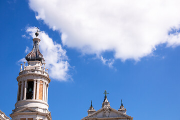 Image showing details of the Basilica della Santa Casa in Italy Marche