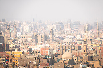 Image showing hazey scenery at Cairo Egypt