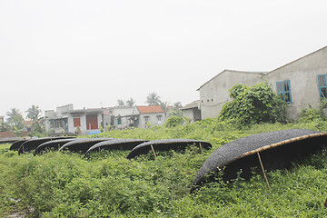 Image showing boat workshop