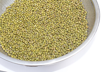 Image showing Mung beans in basket