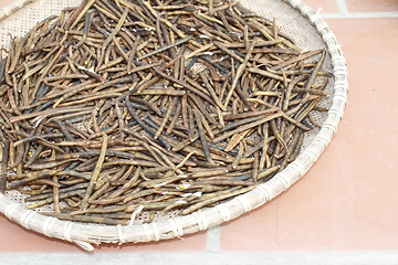 Image showing Mung beans in basket