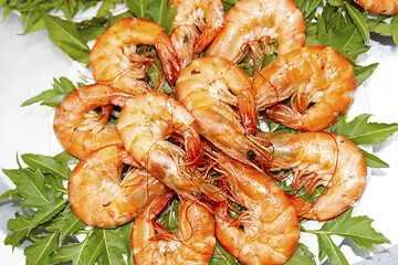 Image showing fried shrimp