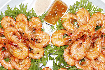 Image showing fried shrimp