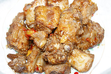 Image showing fried pork chops