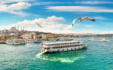 Image showing View of Suleymaniye Mosque