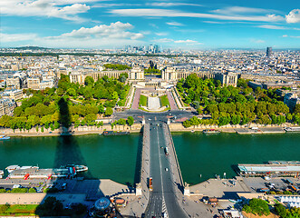 Image showing Paris from above